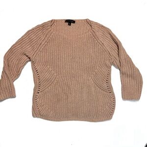 Women's Ann Taylor Tan Sweater